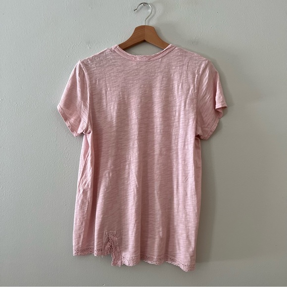 Wilt Tee Womens Short Sleeve Shirt Top  Asymmetrical Pink XS - Picture 4 of 5